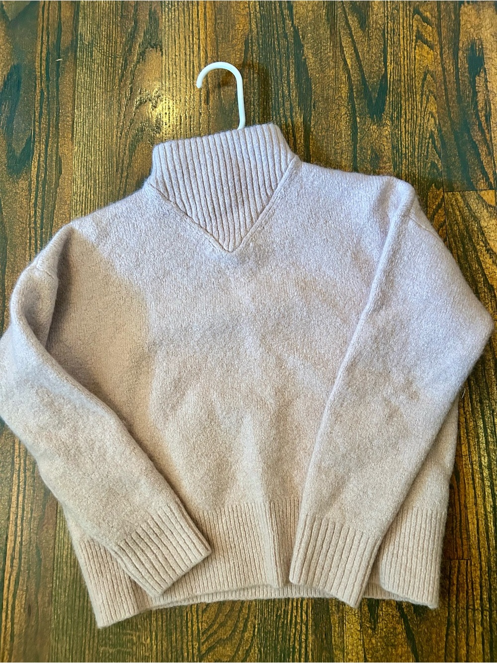 Blush Funnel Neck Sweater